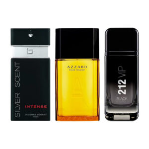 Combo de 3 Parfums pour Hommes – 212 VIP, 212 VIP MEN et 212 Black (100 ml chacun)