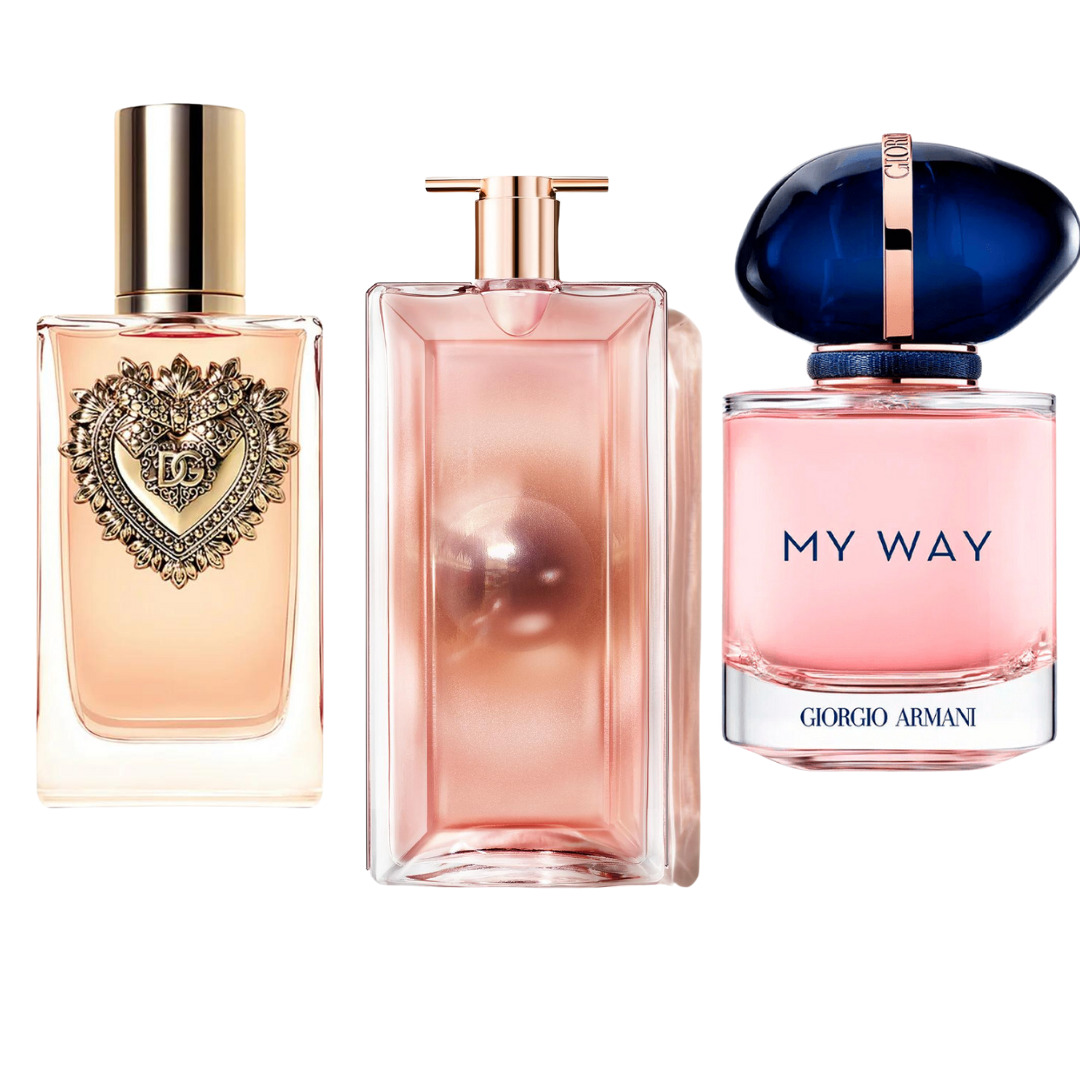 Combo de 3 Parfums pour Femmes – Devotion, My Way, Idôle (Eau de Parfum)